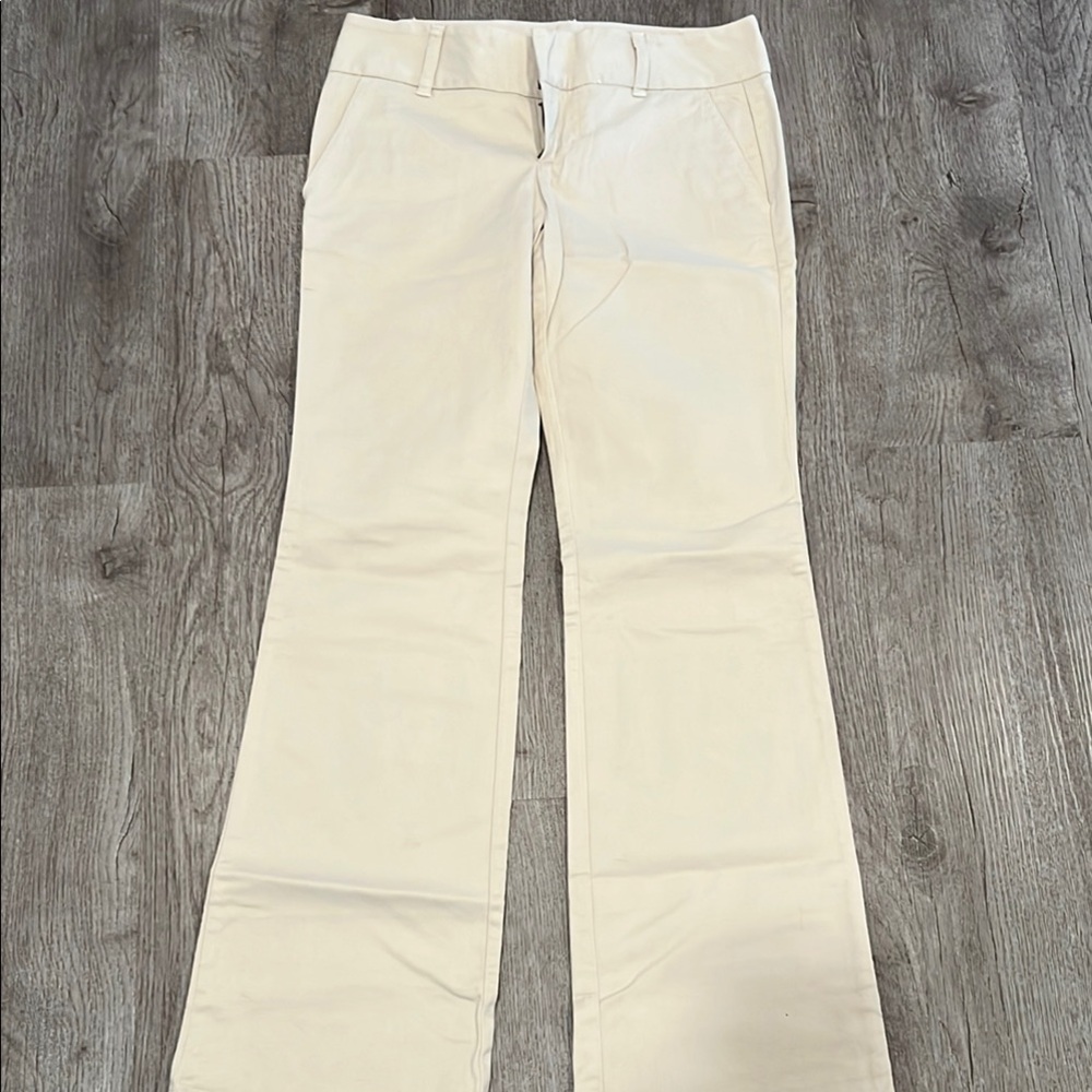 Express Beige/Khaki Flared Pants Size 0